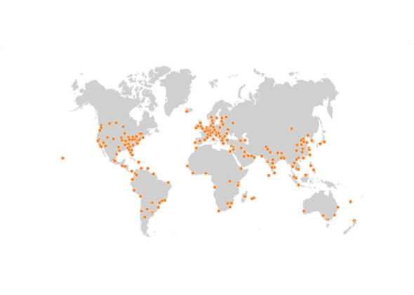 Global network - transparent - image