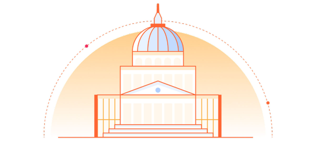 State and local government - Abstract image
