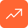 Performance arrow up - Icon